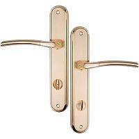 Ручки на планке SIBA Lucca 72 матовое темное золото/темное золото